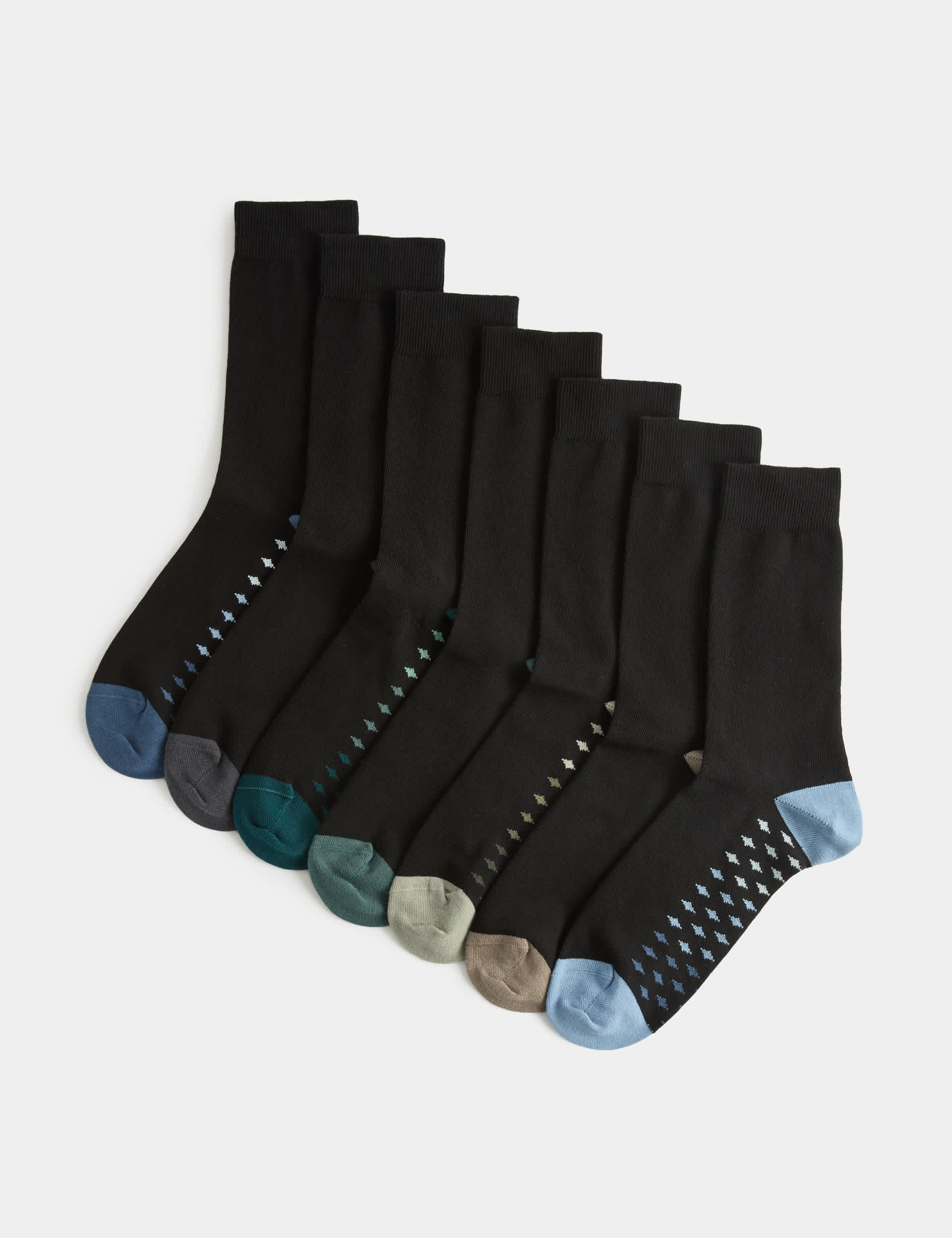 M&S cotton rich Cool & Fresh socks 7 pack, imported from the UK