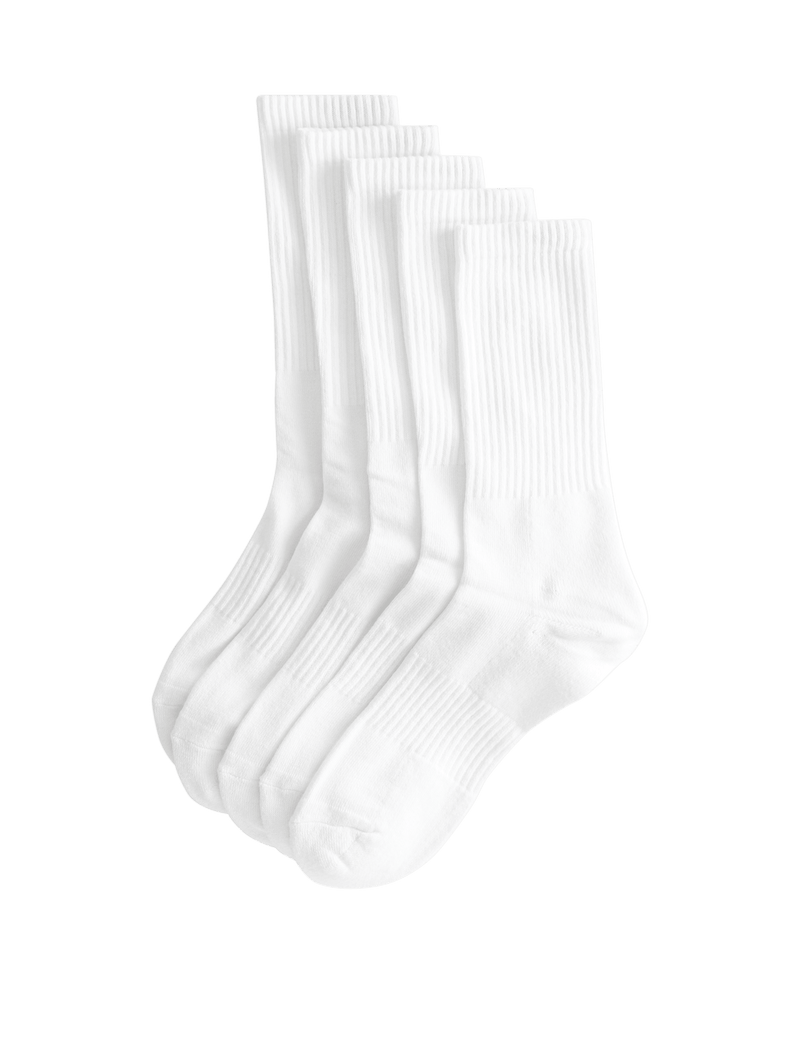 Goodmove 5 Pack Cool & Fresh Cotton Rich Sports Socks