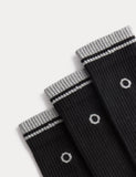 Goodmove cushioned reflective socks 3 pack - British product