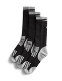 Goodmove cushioned reflective socks 3 pack - British product