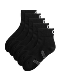 M&S Freshfeet cushioned quarter liner socks 5 pack (British brand)