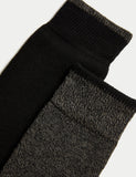 M&S Heatgen long thermal socks 2 pack (British brand)