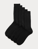 M&S ribbed socks cotton rich 5 pack, UK version