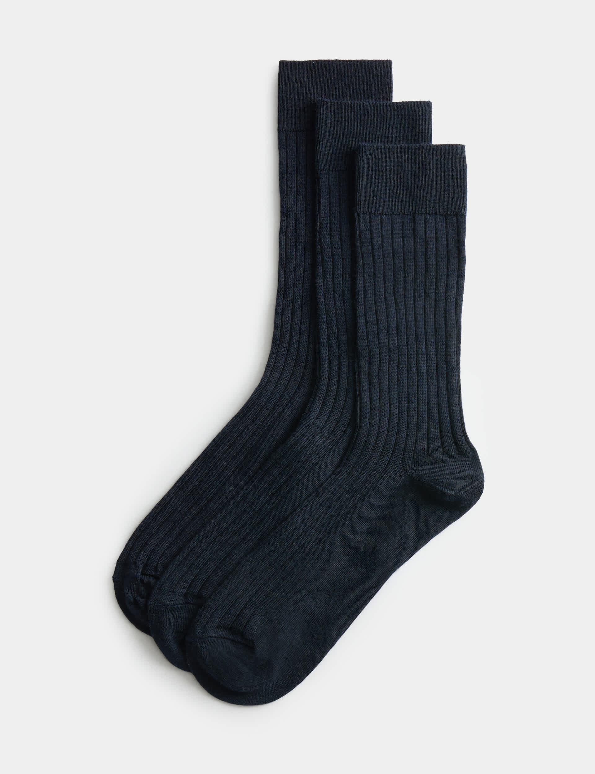 3 Pack Lambswool Rich Socks