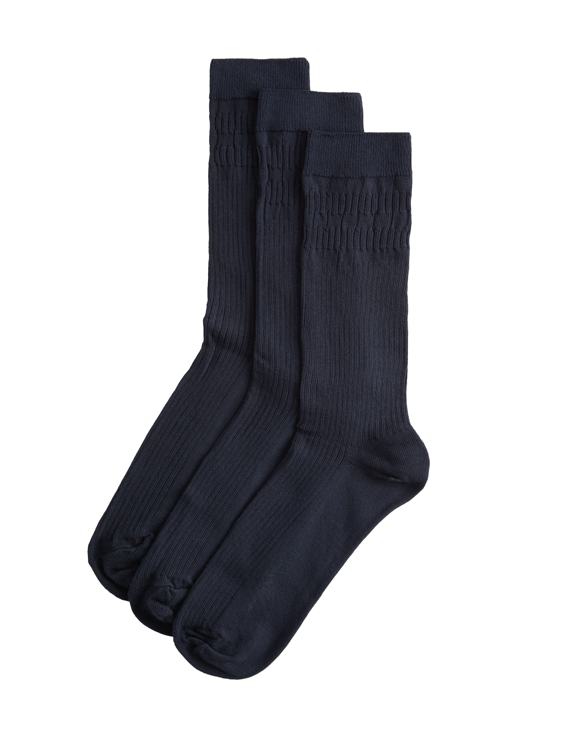 M&S 3 Pack Gentle Grip Cool & Fresh Socks