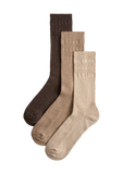 M&S 3 Pack Gentle Grip Cool & Fresh Socks