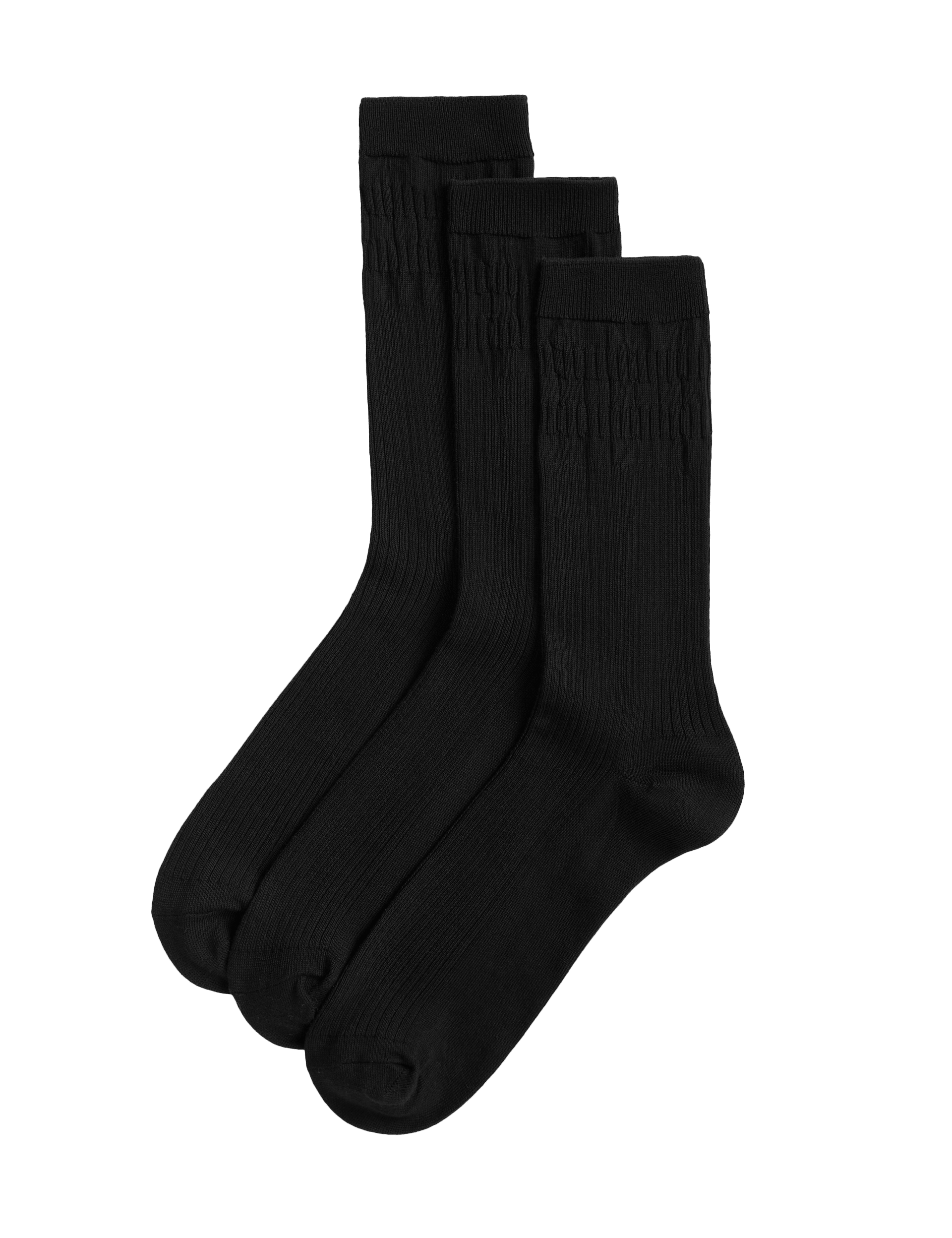 M&S 3 Pack Gentle Grip Cool & Fresh Socks