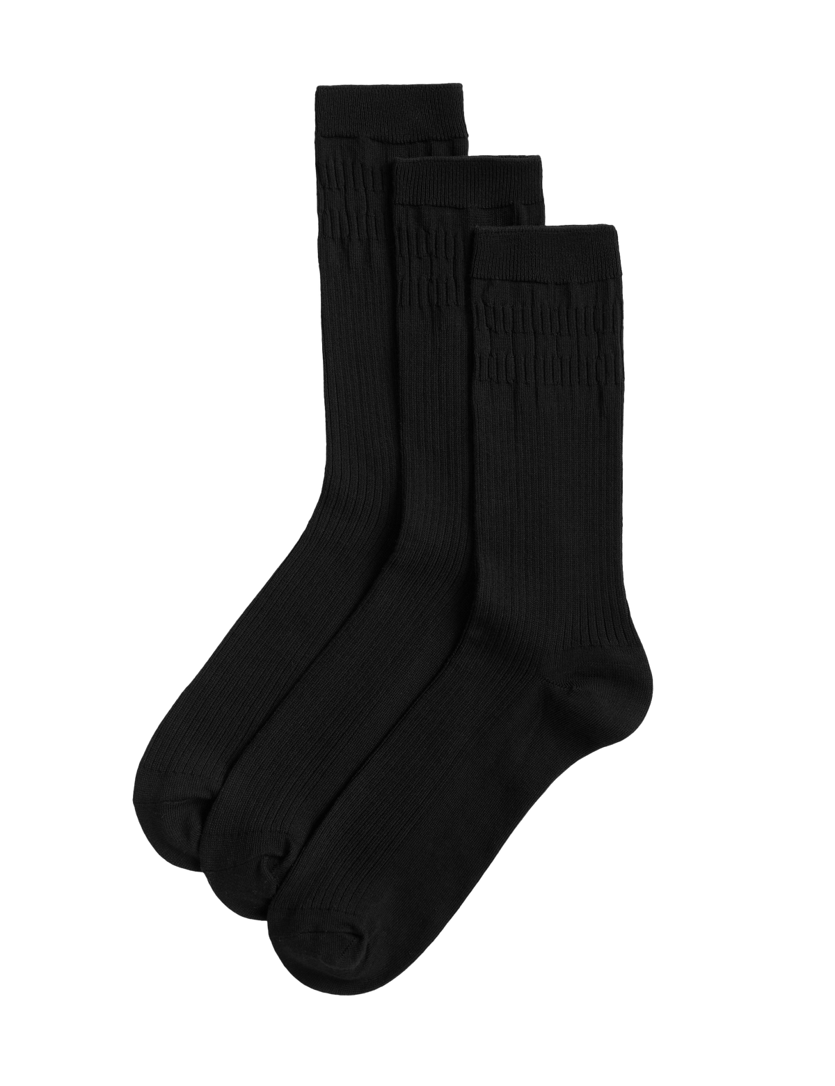 M&S 3 Pack Gentle Grip Cool & Fresh Socks
