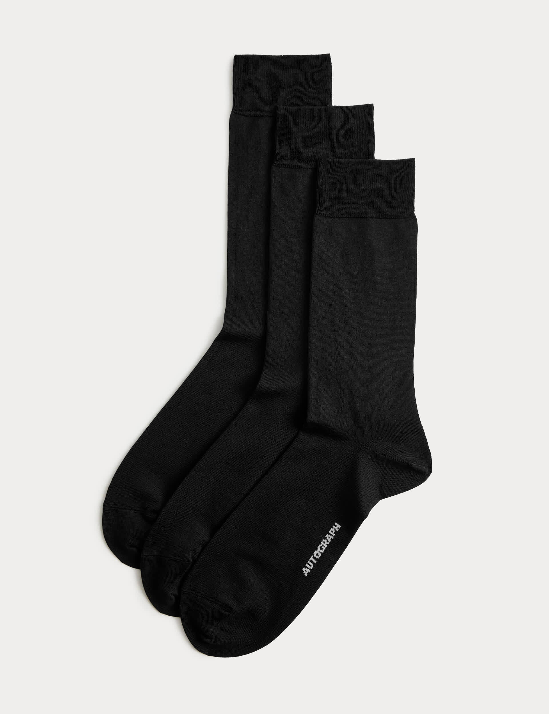 Autograph Egyptian cotton rich socks 3 pack, imported from the UK