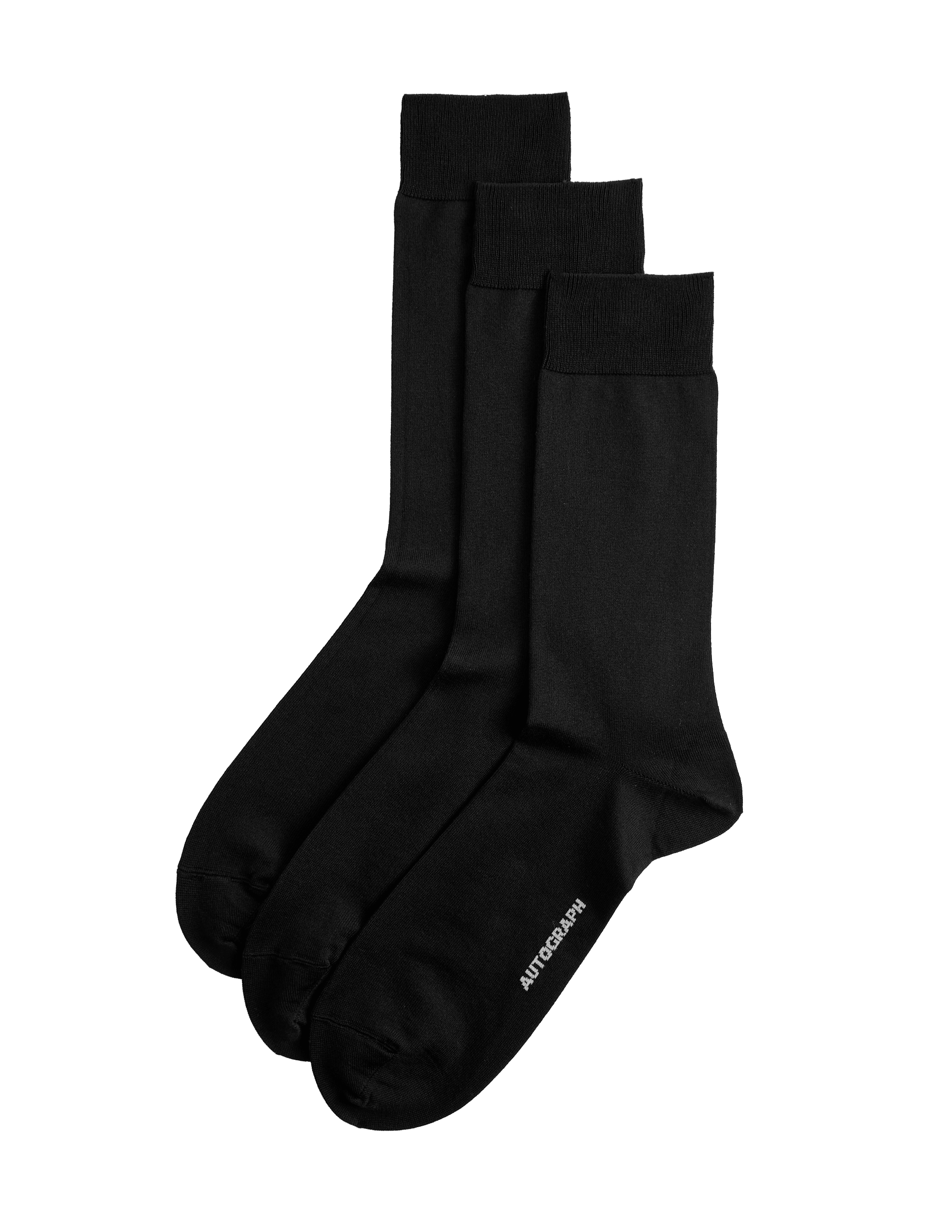 Autograph Egyptian cotton rich socks 3 pack, imported from the UK