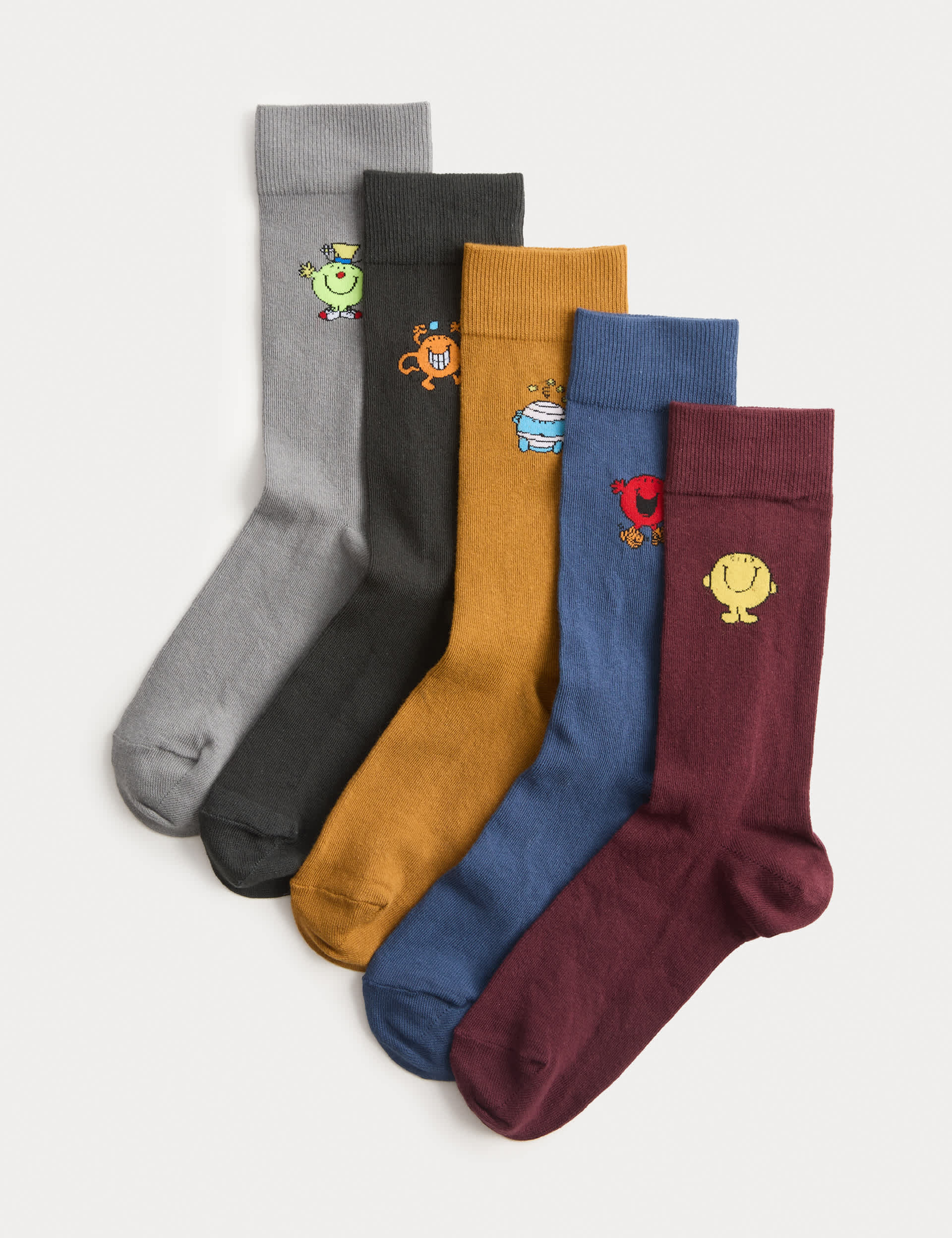 M&S Mr Men socks 5 pack (British brand)