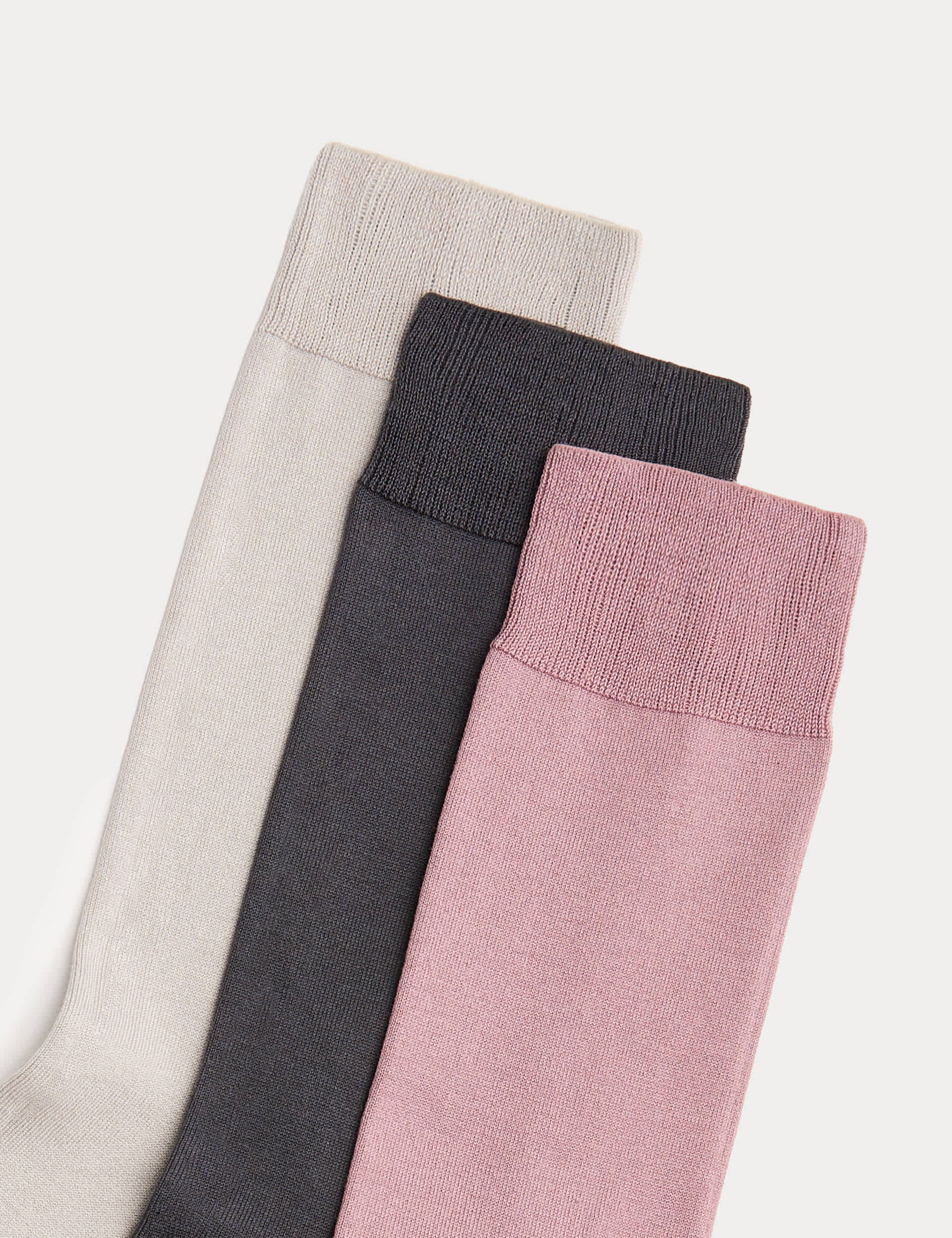 Autograph 3 pack Egyptian cotton rich socks, imported from the UK