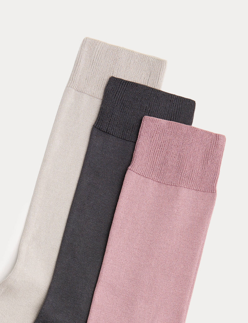 Autograph 3 pack Egyptian cotton rich socks, imported from the UK