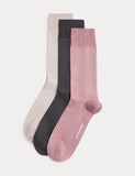 Autograph 3 pack Egyptian cotton rich socks, imported from the UK