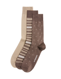 Autograph 3 pack mercerised cotton rich socks (British brand)