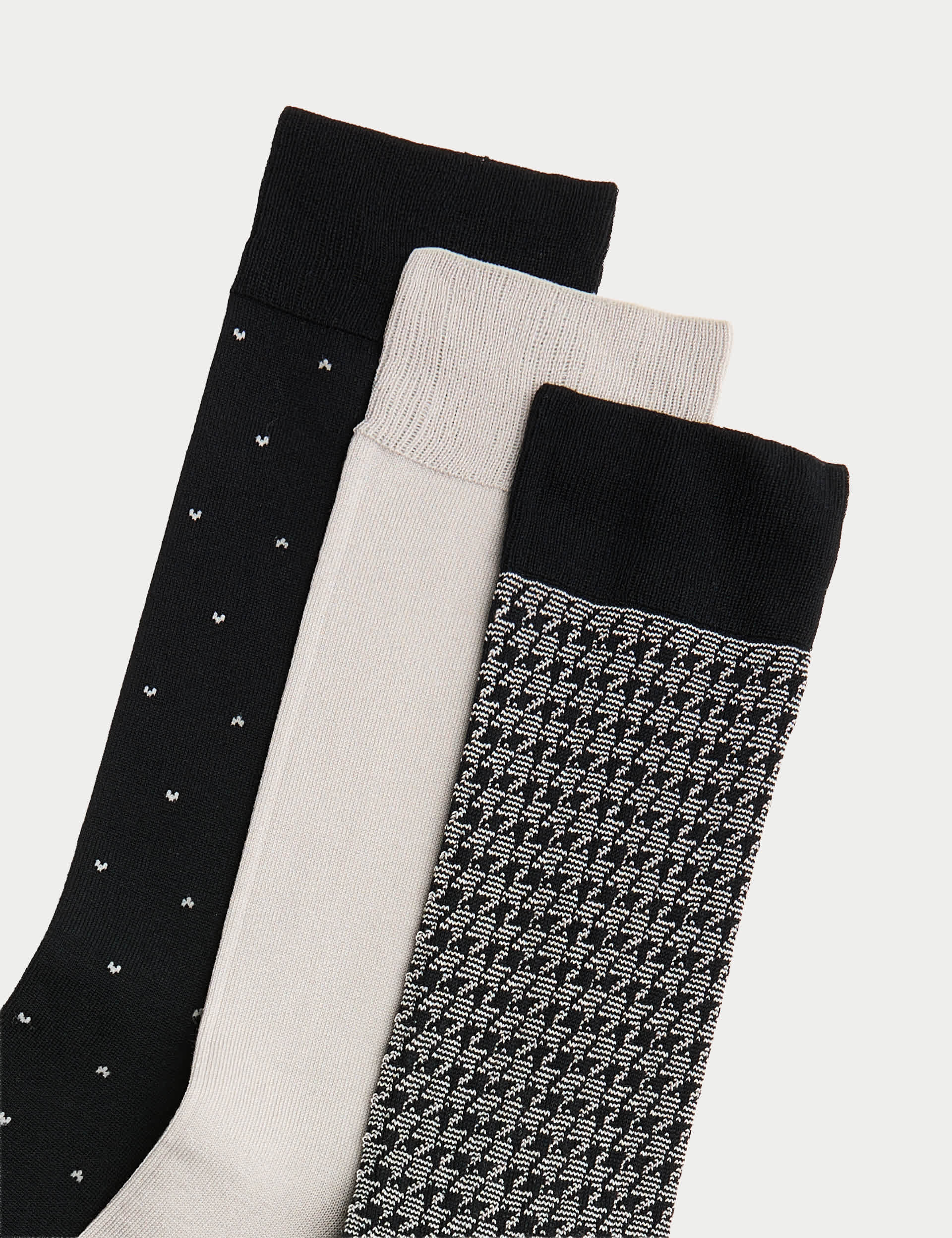 Autograph mercerised cotton socks 3 pack (British brand)
