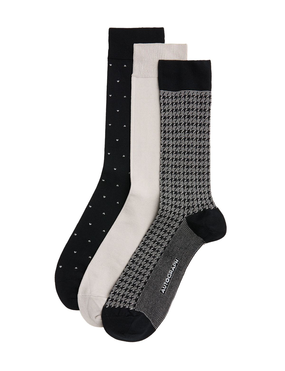 Autograph mercerised cotton socks 3 pack (British brand)