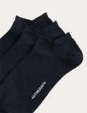 Autograph 3 Pack Egyptian Cotton Rich Trainer Liner Socks