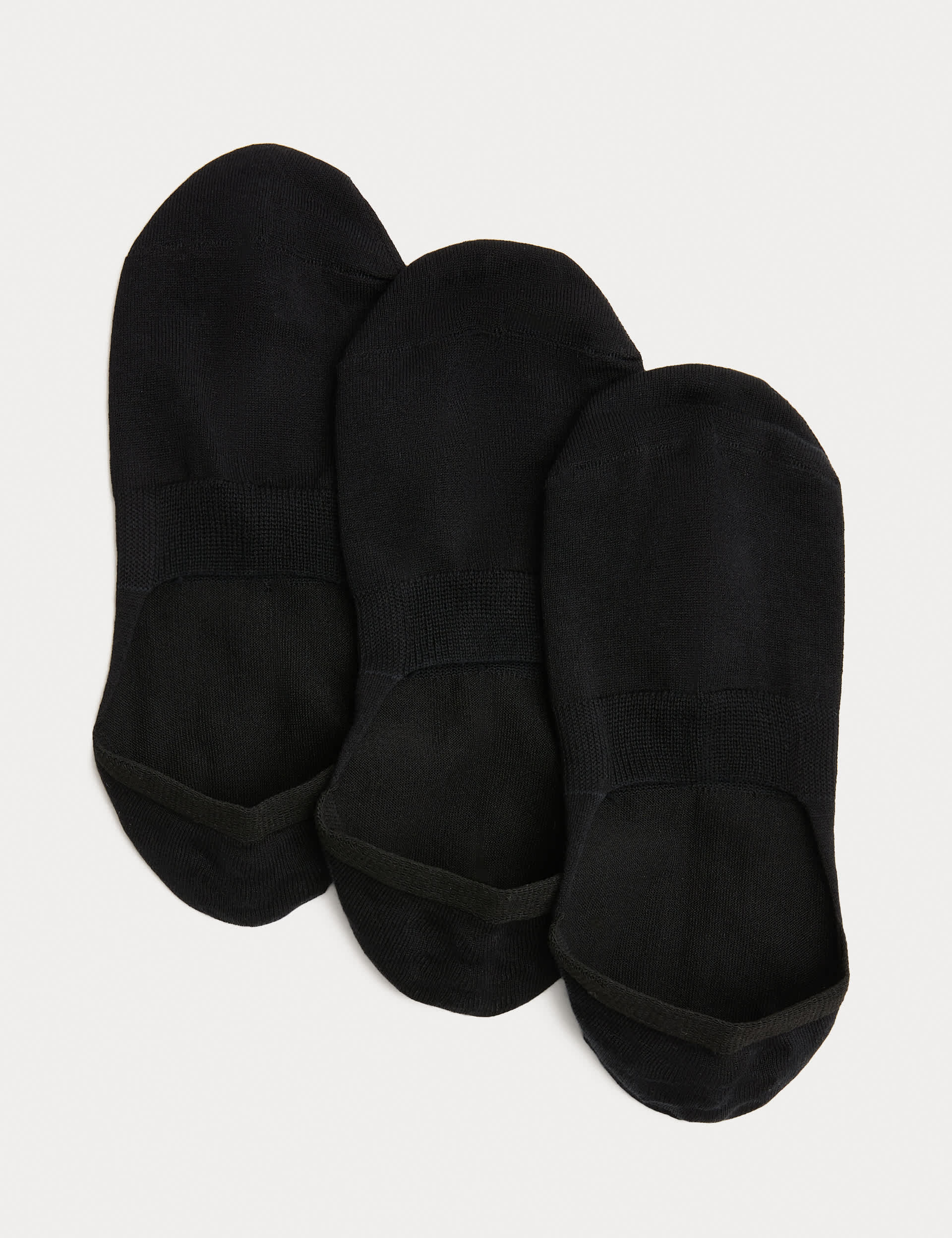 Autograph Egyptian cotton invisible trainer liners 3 pack - British product
