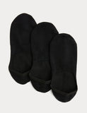 Autograph Egyptian cotton invisible trainer liners 3 pack - British product