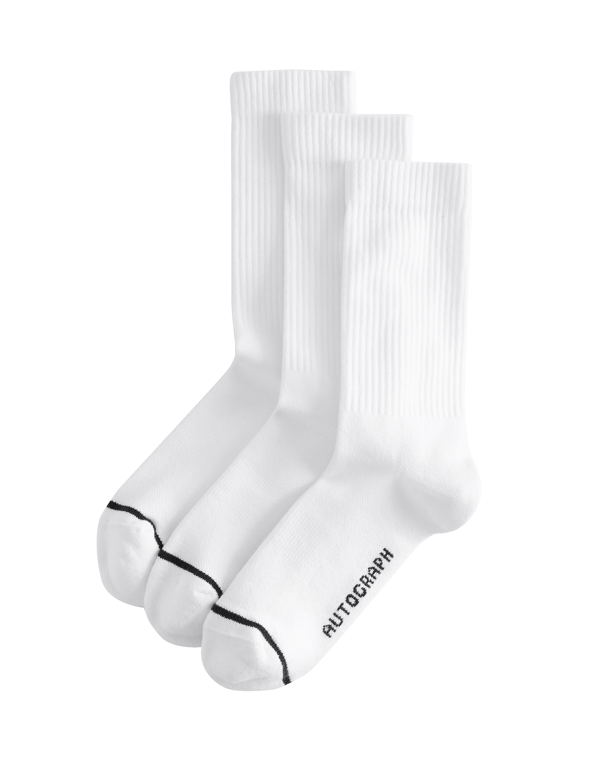 Autograph 3 pack pima cotton rich socks (British brand)