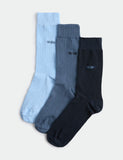 M&S novelty No1 Dad cotton-rich socks 3 pack, UK version