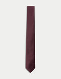 M&S skinny plain tie, machine washable - British product