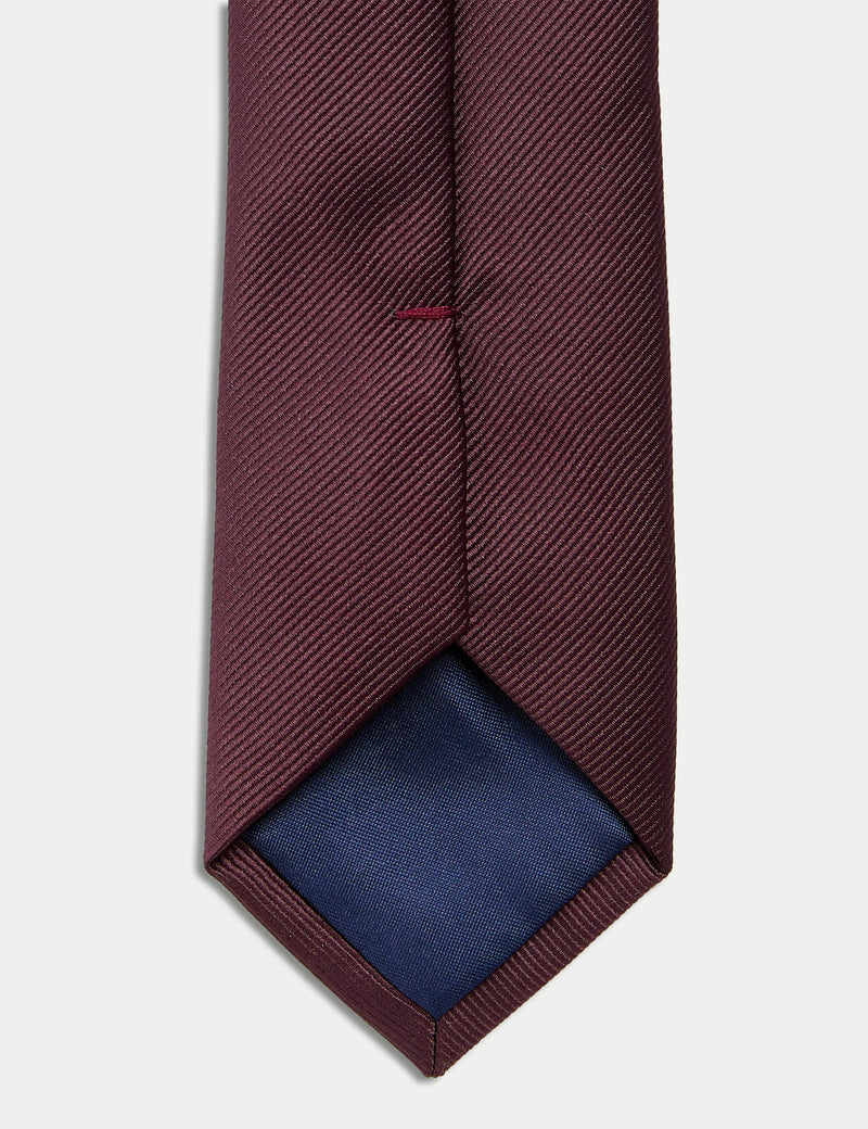 M&S skinny plain tie, machine washable - British product