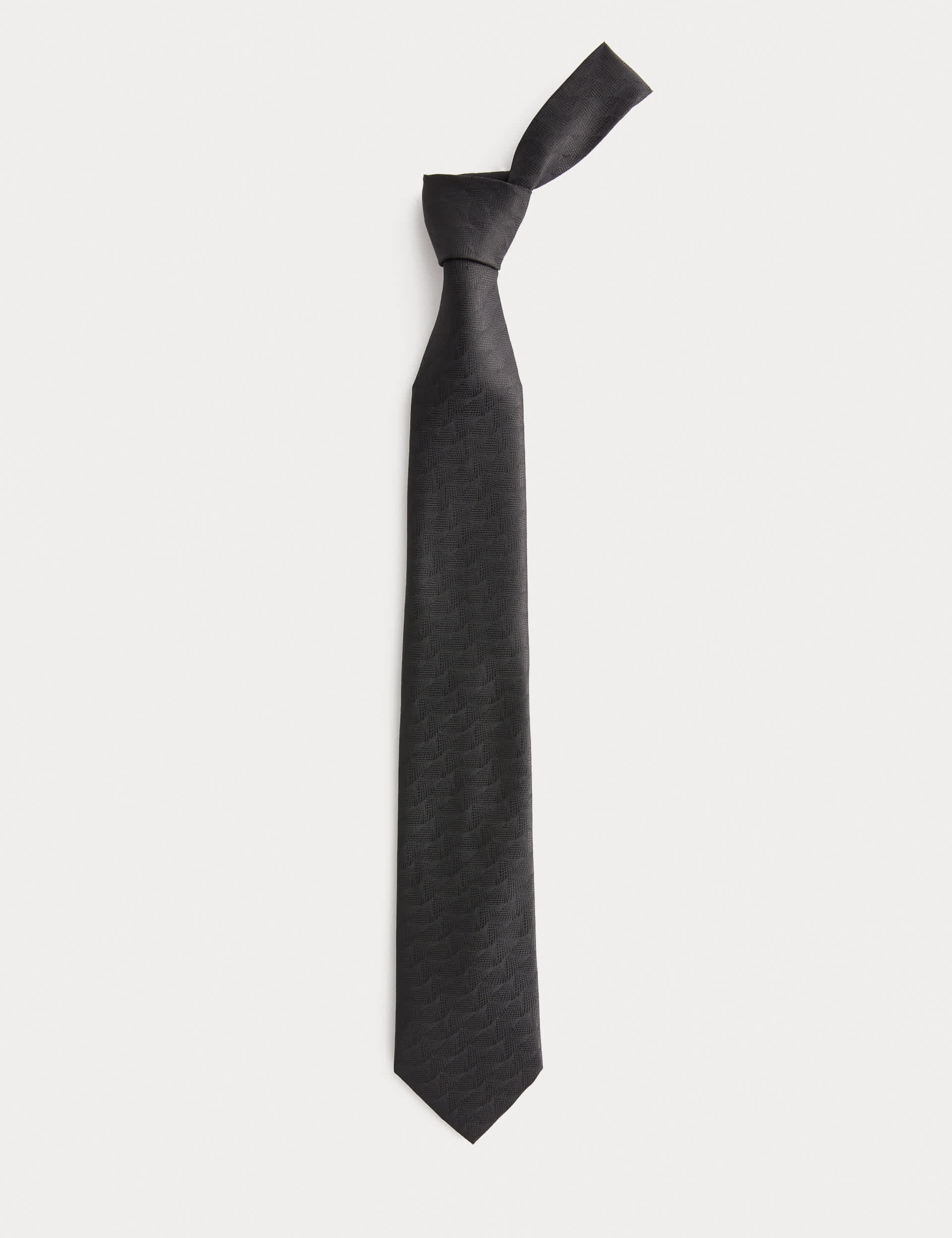 M&S polyester textured fan tie for men, UK version
