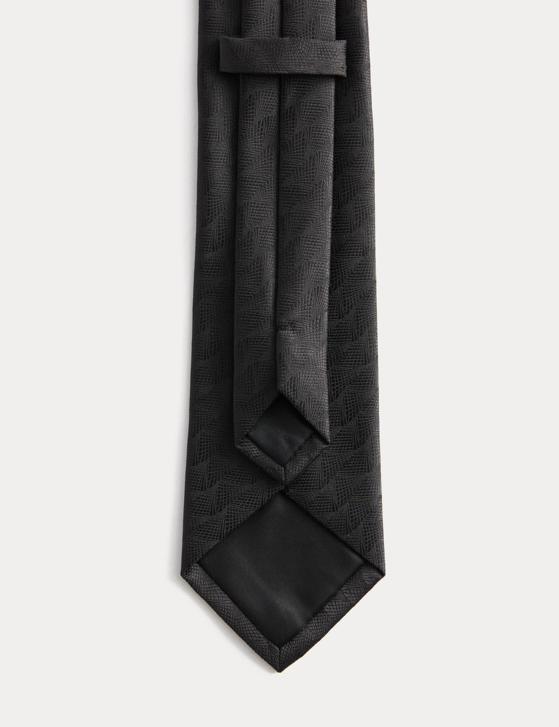 M&S polyester textured fan tie for men, UK version