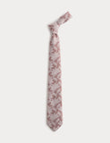 M&S floral fan tie regular width 8cm, UK version