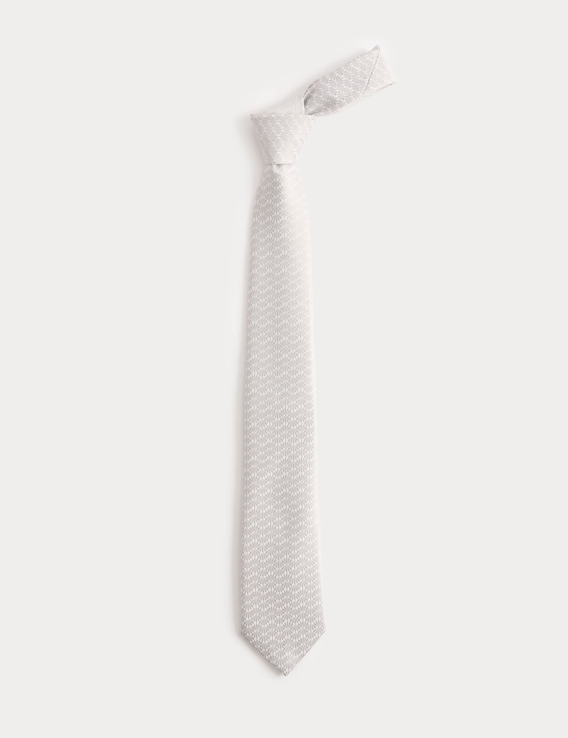 M&S textured fan design tie, imported from the UK