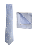 M&S Pure Silk Ditsy Floral Tie and Handkerchief Set
