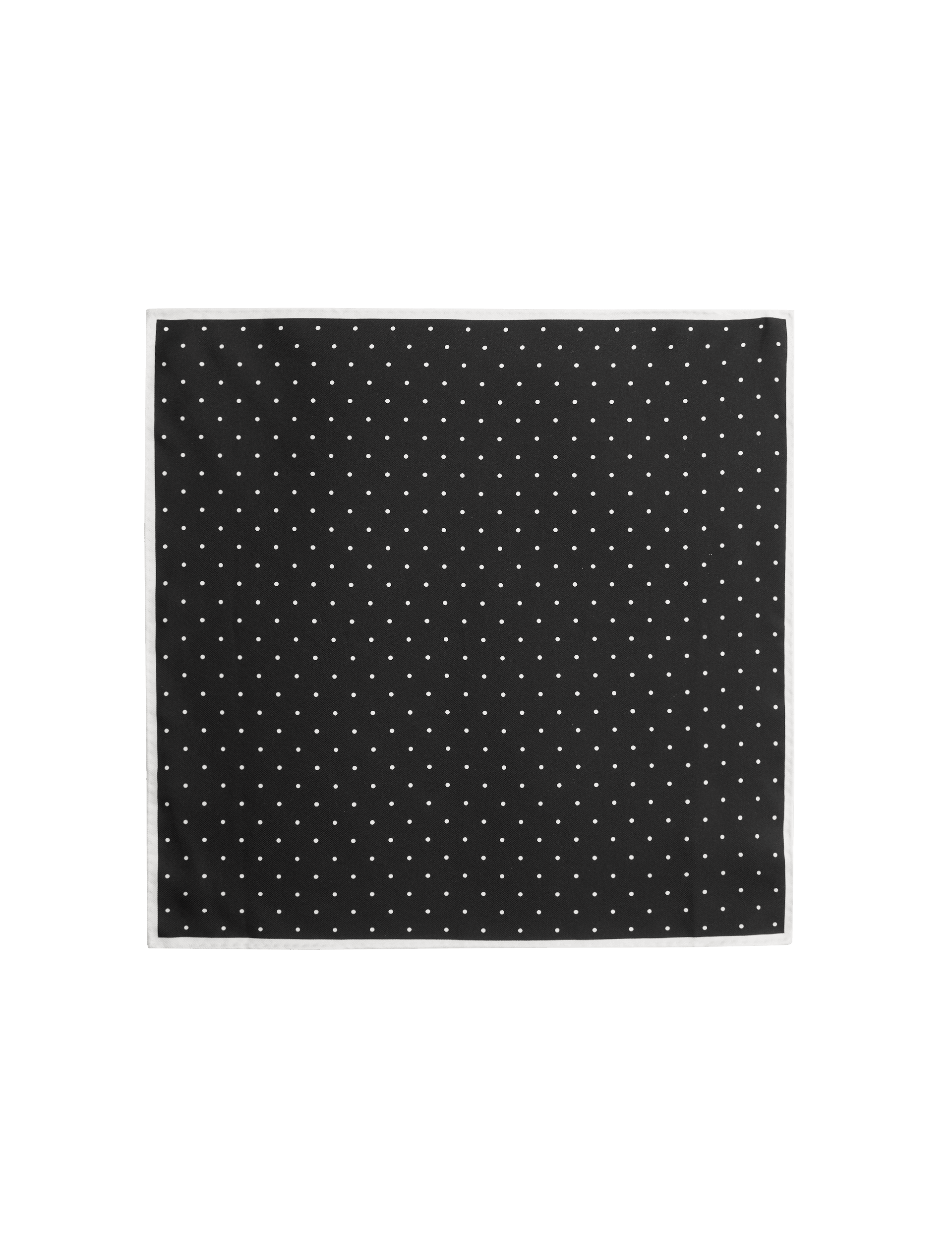 Polka Dot Pure Silk Pocket Square