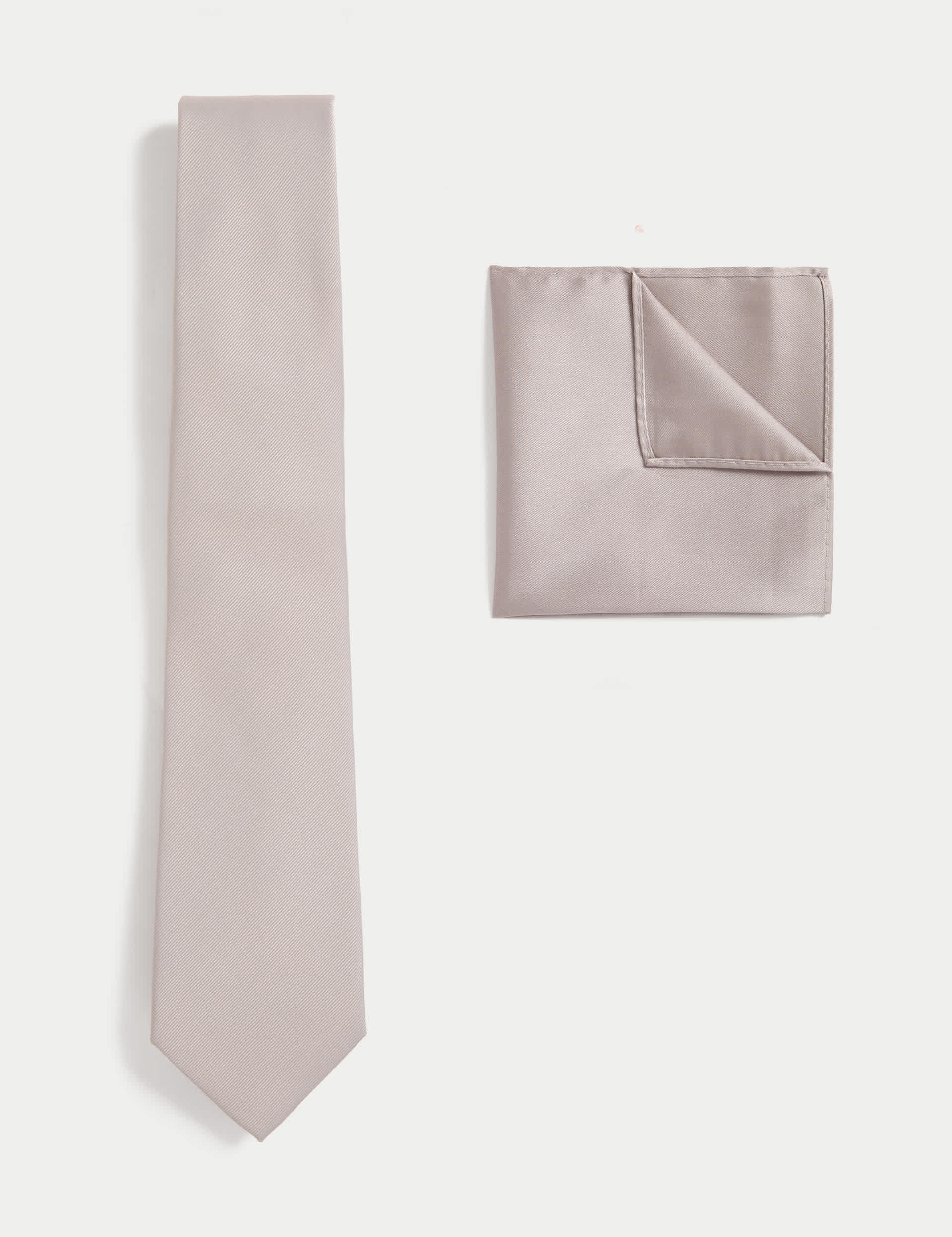 M&S slim tie and pocket square set, imported from the UK