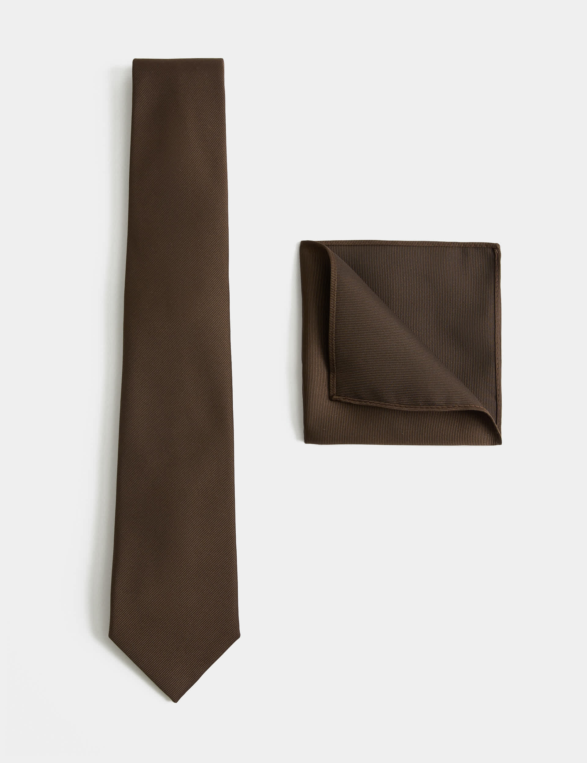 M&S slim tie and pocket square set, imported from the UK