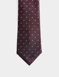 M&S pure silk polka dot tie, regular width (British brand)