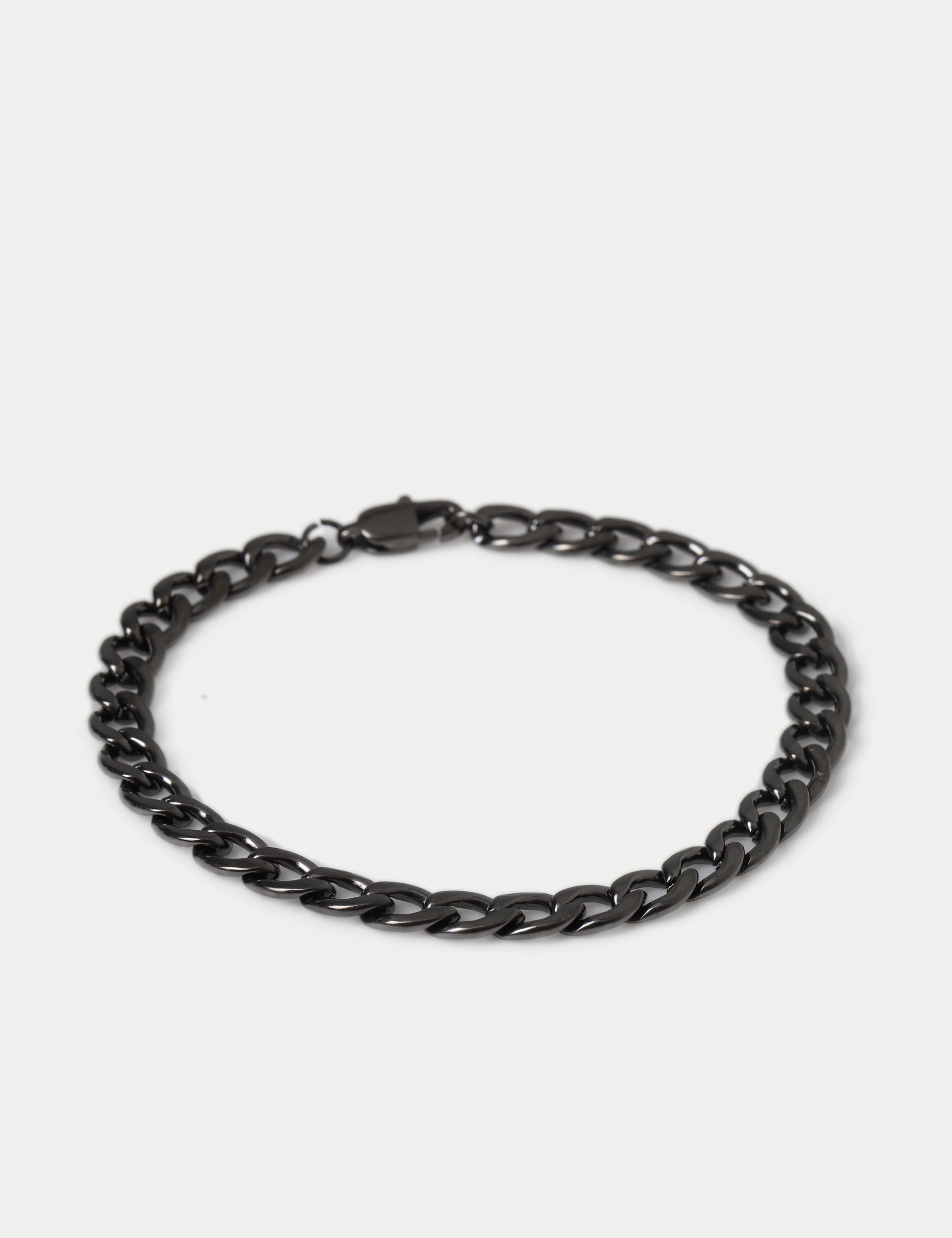 M&S gunmetal chain bracelet waterproof stainless steel, UK version