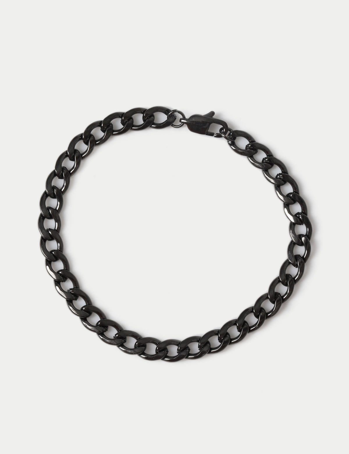 M&S gunmetal chain bracelet waterproof stainless steel, UK version