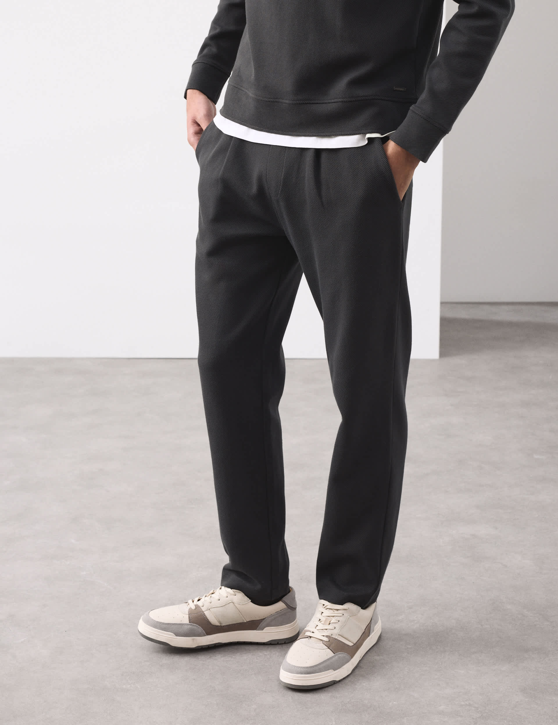 Autograph Cotton Rich Twill Joggers - British product