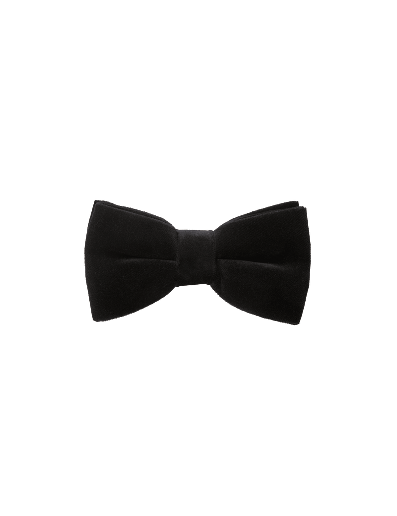 Jaeger velvet bow tie in cotton (British brand)