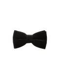 Jaeger velvet bow tie in cotton (British brand)