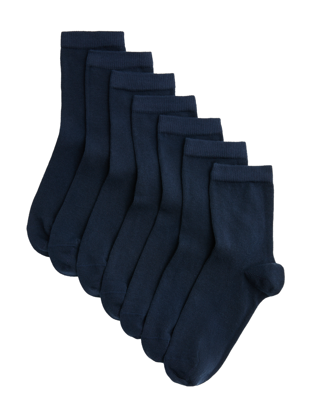 Children's ankle school socks 7 pack assorted sizes, imported from the UK