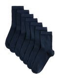 Children's ankle school socks 7 pack assorted sizes, imported from the UK