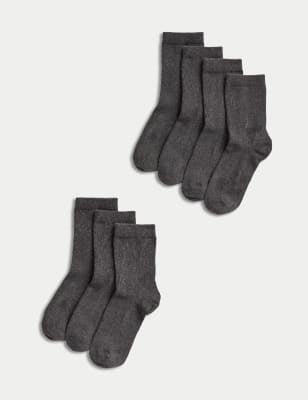 7 pack ankle school socks for kids, imported from the UK
