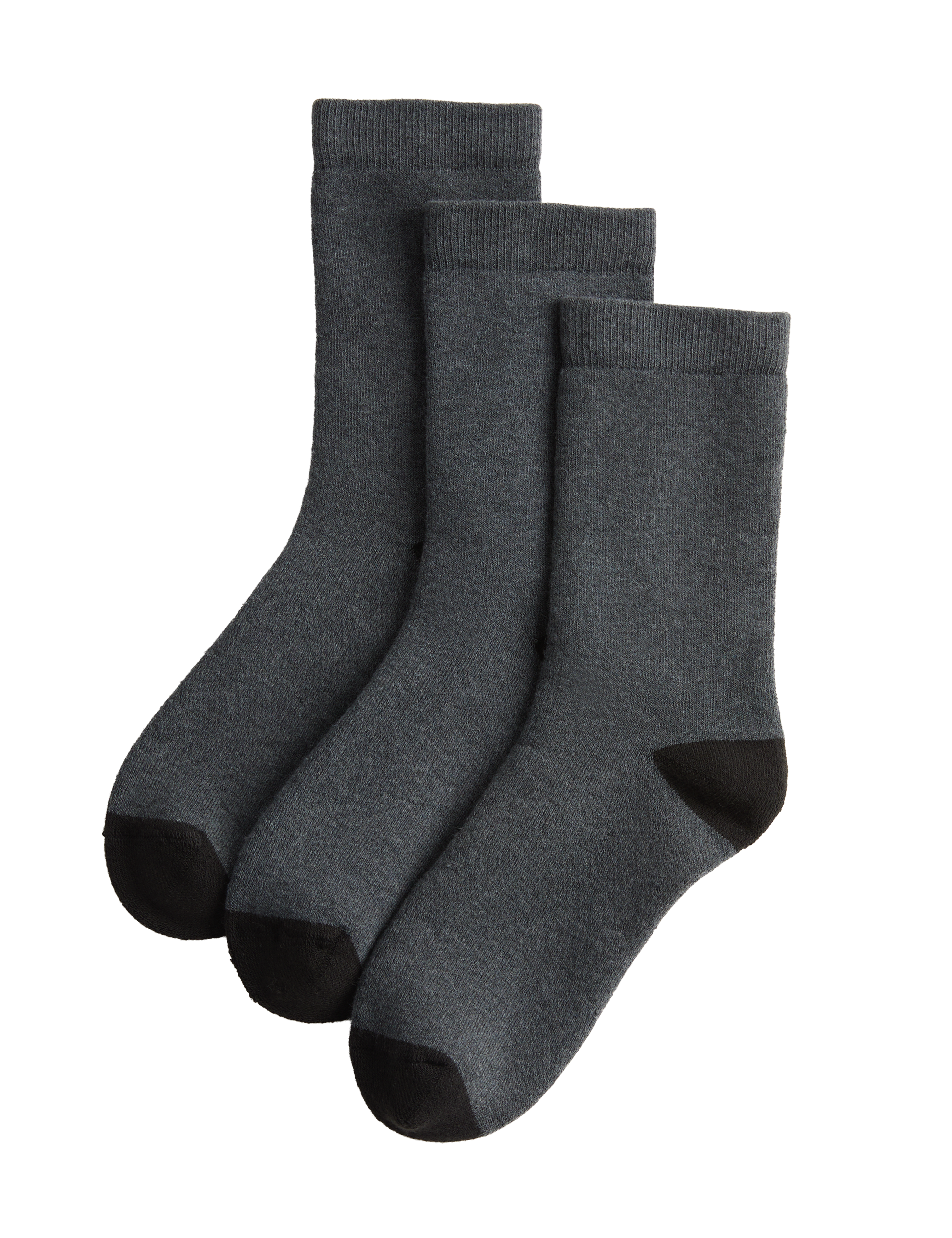 M&S 3 Pack Heatgen™ Thermal Ankle Socks (8½ Small to 10½ Large)