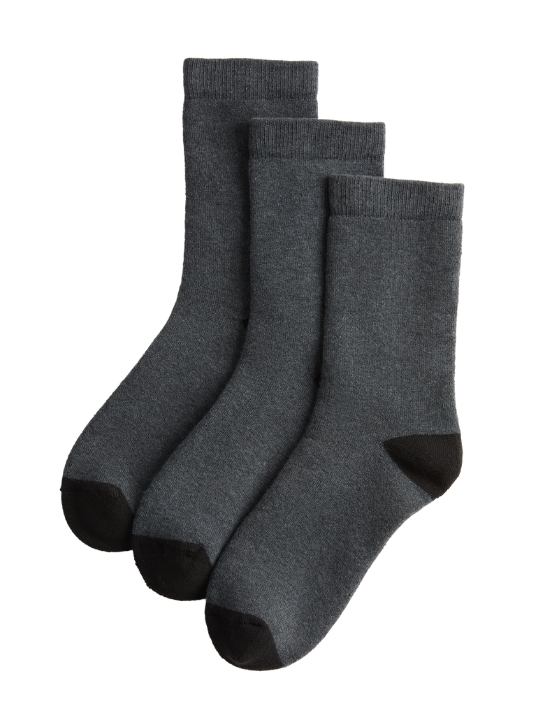 M&S 3 Pack Heatgen™ Thermal Ankle Socks (8½ Small to 10½ Large)
