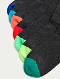 7 pack of school cotton-rich ankle socks (British brand)