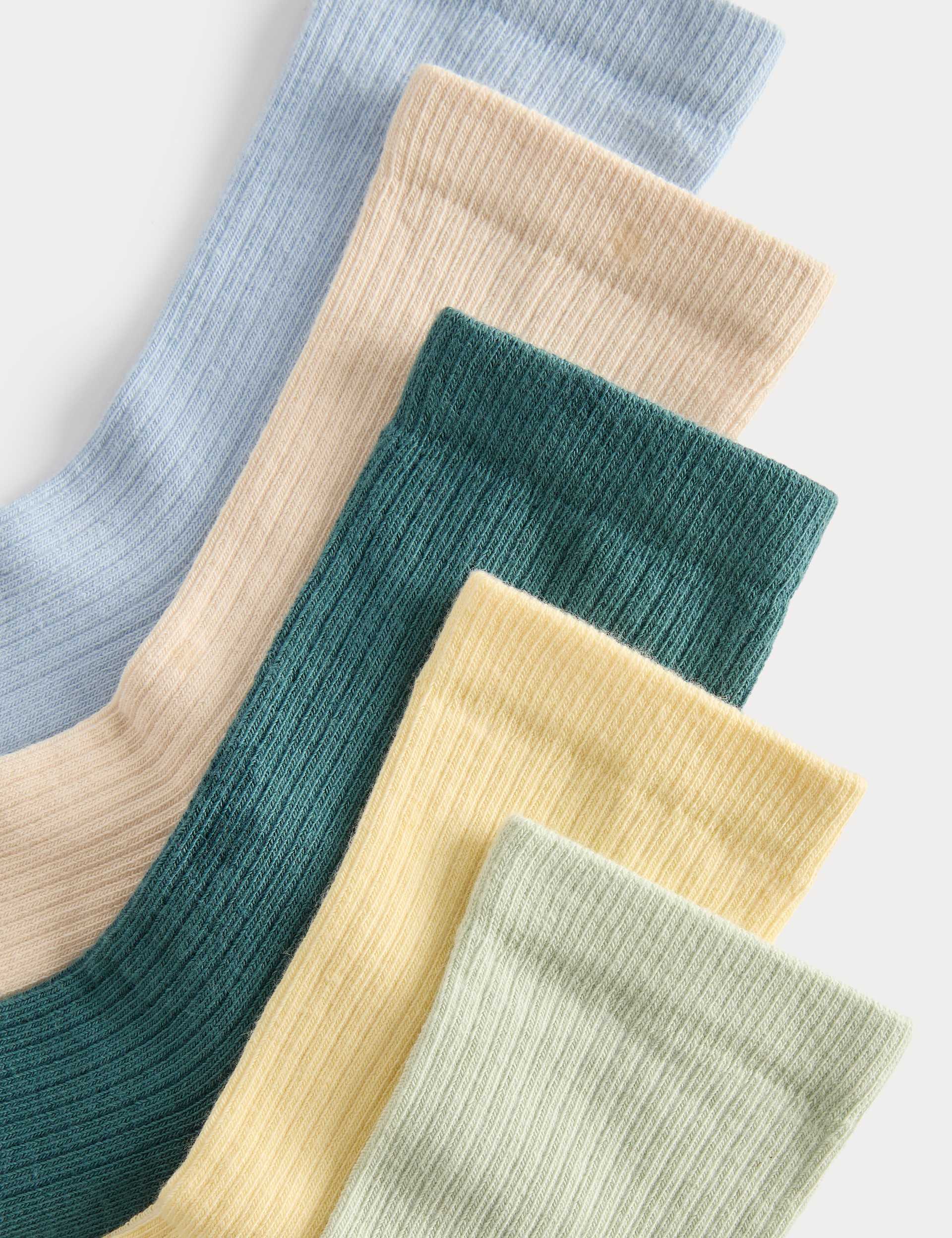 Cotton rich ankle socks 5 pack size 6 to 7, imported from the UK