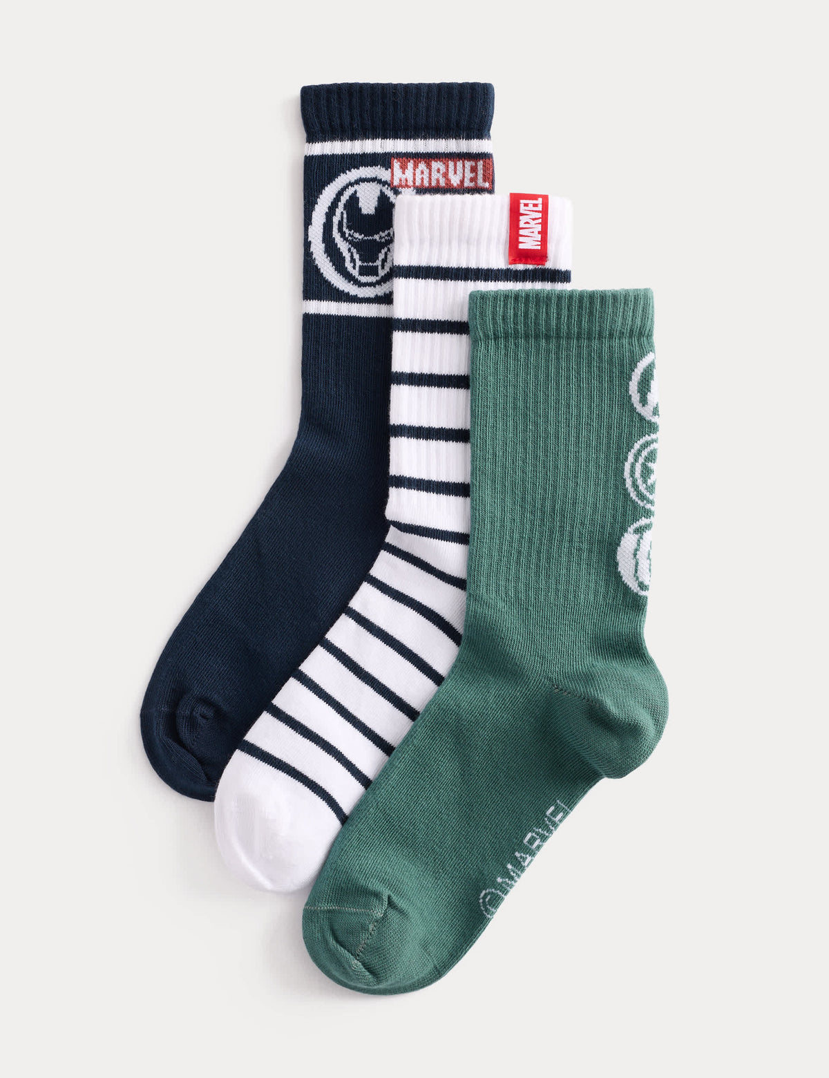 Marvel ankle socks 3-pack sizes 6-7, imported from the UK
